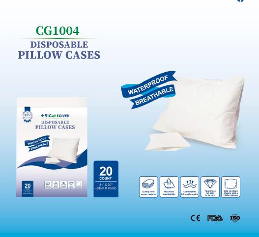 CG1004 DISPOSABLE PILLOW CASES